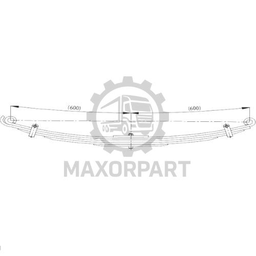 M1003 Rear Spring for ISUZU NKR