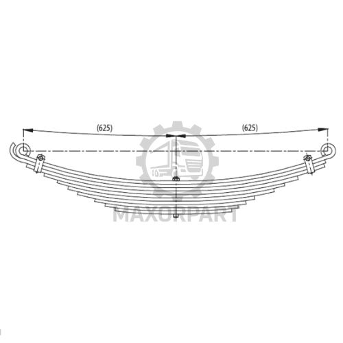 M1005 Rear Spring for ISUZU -MD27