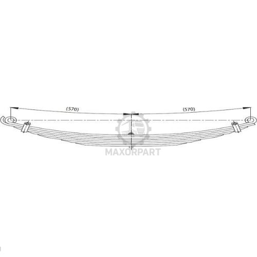 M1006 Front Spring for ISUZU 100P CHAMPION