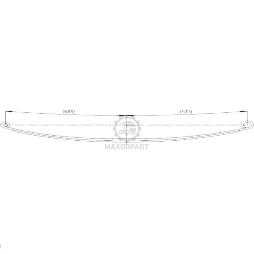 M1019 Rear Spring 5510043153 for HYUNDAI MNB G