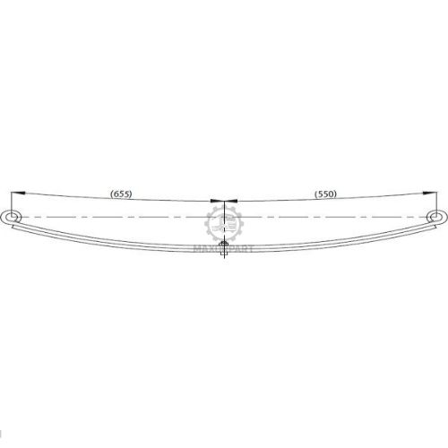 M1035 Rear Spring for KIA BONGO
