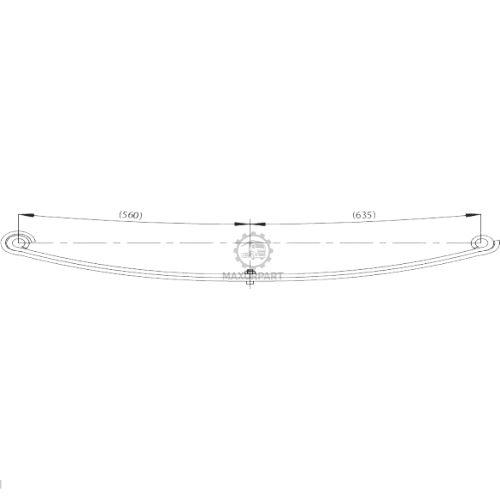 M1036 Rear Spring 70x6 for TOYOTA PICK UP