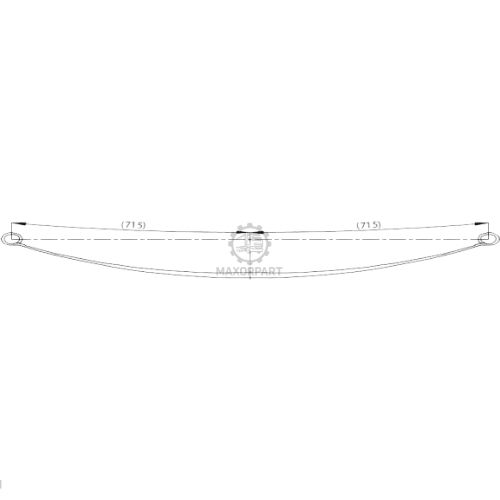 M1050 Rear Spring 70x22/18 for RENAULT MASTER