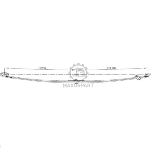 M1051 Front Spring 90x32 for RENAULT 370