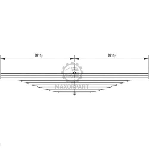 M1056 Rear Spring 500414487 for IVECO ASTRA HD8
