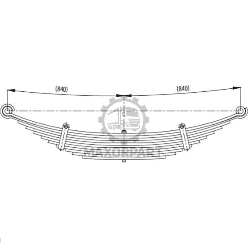M1060 Front Spring 95CT5310AA for FORD CARGO 3230/2530