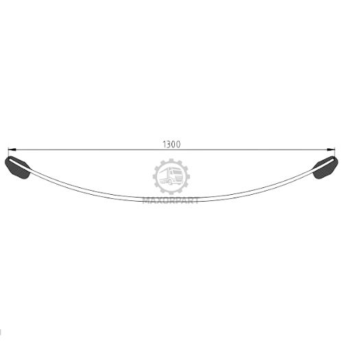 M1061 Front Spring 9013200701 9023200401 for MERCEDES SPRINTER 212D