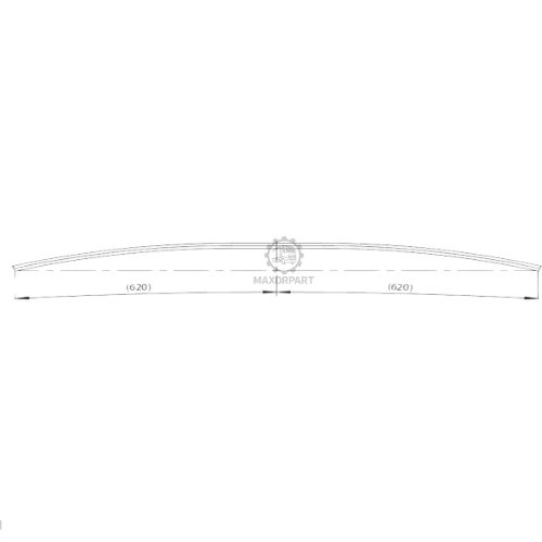 M1062 Front Spring 9043200301 / 33706000 for MERCEDES SPR 412D 