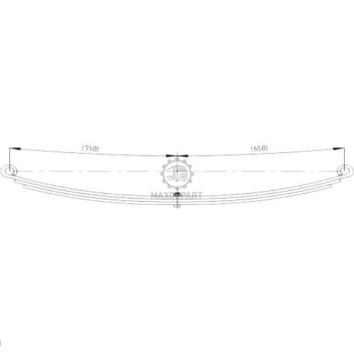 M1067 Rear Spring for MAZDA
