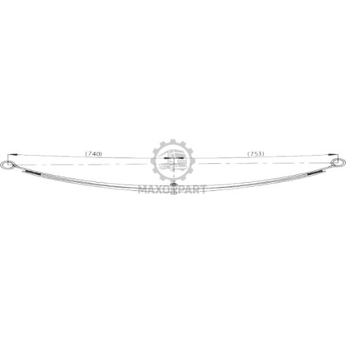 M1098 Rear Spring 9033200606/9033200706/33735000 for MERCEDES SPRINTER-313/315