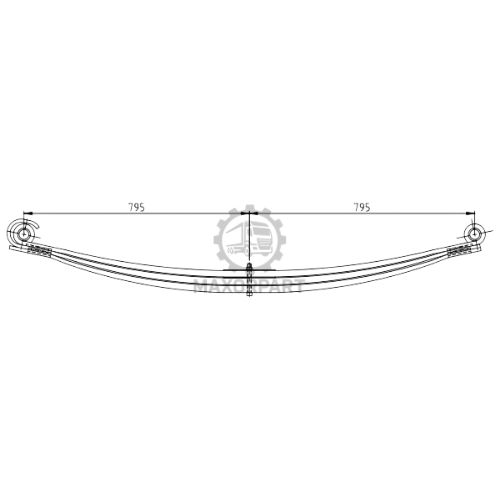 M1105 Front Spring 257868 for VOLVO 420