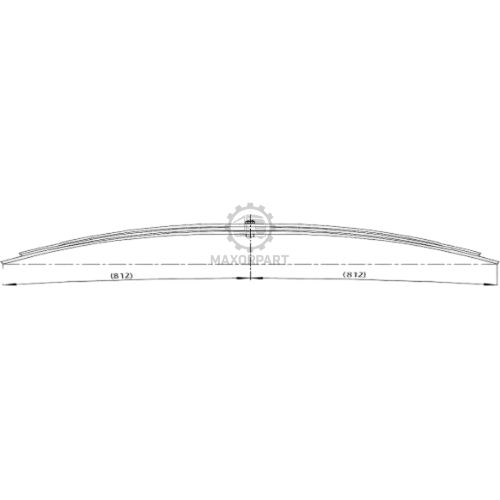 M1111 Rear Spring 7420581866/257900 for RENAULT PREMIUM