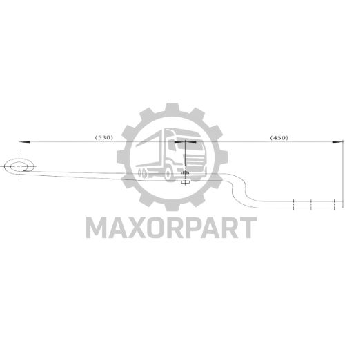 M1126 Front Spring 88771901/21224664 for MERITOR TRAILER